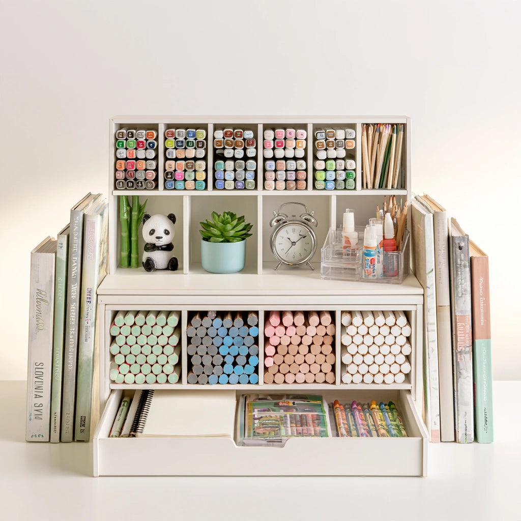 Organizer modulare, colore bianco