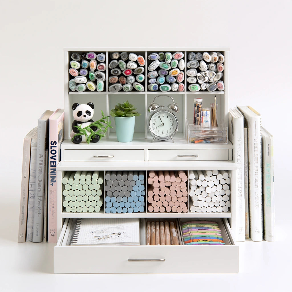 Organizer modulare, colore bianco